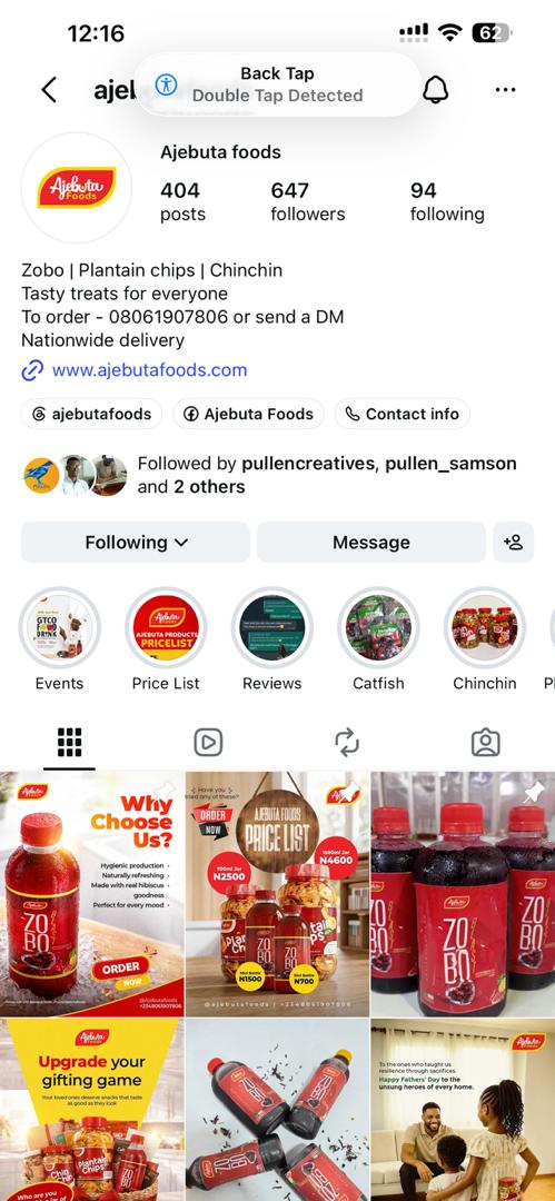 Ajebuta Foods